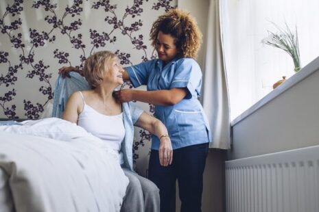 caring for elderly in their home